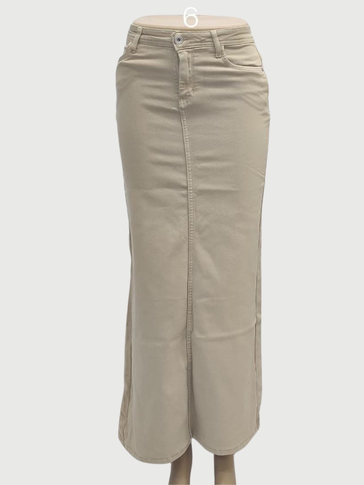 Dyed Slit Tight Skirt